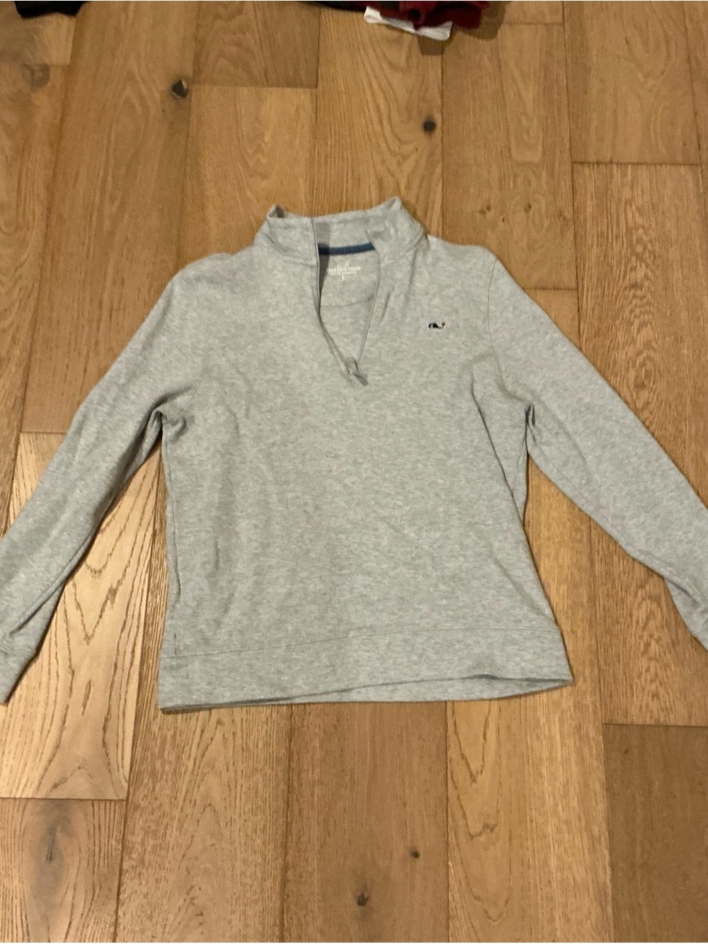 Boy’s Vineyard Vines Gray 3/4 Zip Pullover Size L
